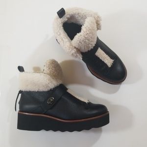 COACH Urban Hiker Shearling Boots